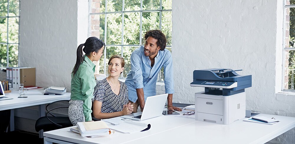 Multifunctional laser monocrom XEROX WorkCentre 3345, A4, USB, Retea, Wi-Fi